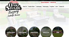 Desktop Screenshot of oakshade.com